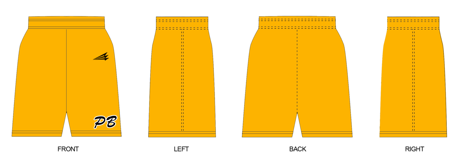 Prodigy Baseball Miami Custom Revolution Pocket Shorts #RV1B