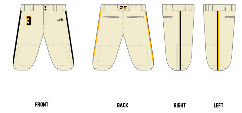 Prodigy Baseball Miami Custom Knicker Baseball Pants #BP18B