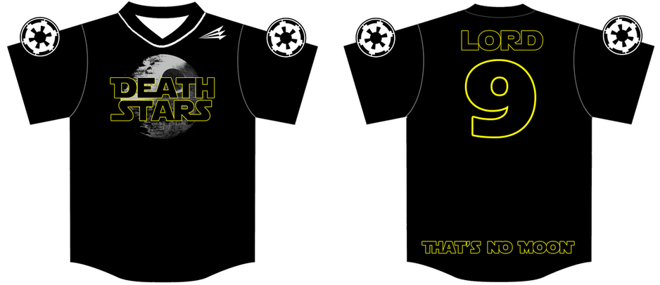 Death Stars Custom Baseball Jersey