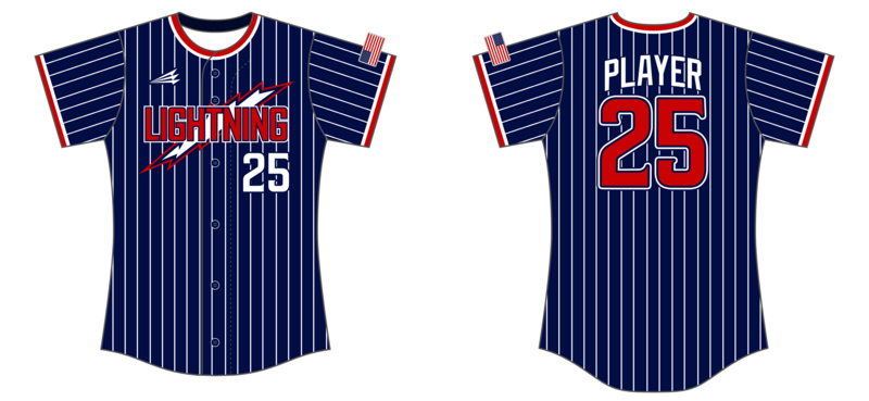Amherst Lightning Custom Hexaflex Softball Jersey #J32A