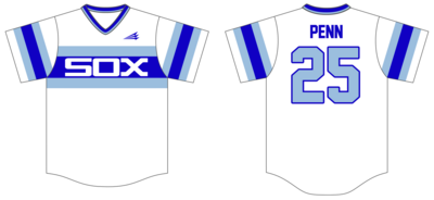 Barbers Hill Blue Sox Custom HexaFlex Baseball Jersey #J4d