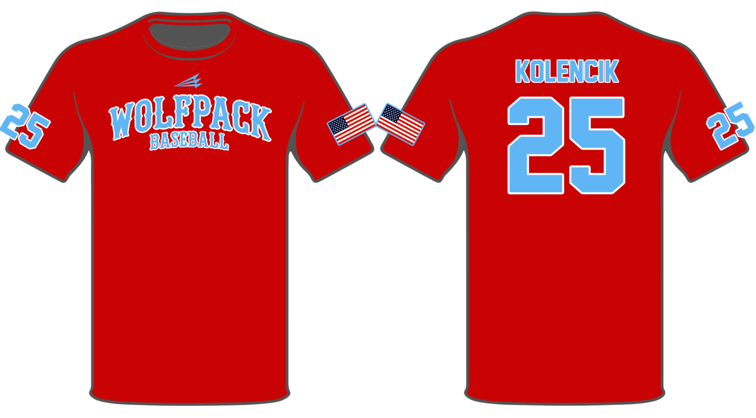 Ohio Wolfpack Custom HyperTee #HT4