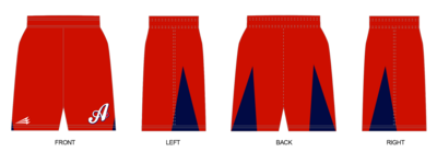Loudoun Aces Custom Revolution Pocket Shorts #RV4