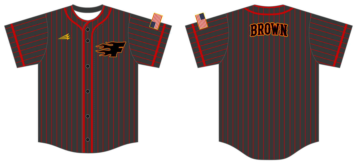 Alabama Fire Custom NanoDri Baseball Jersey #J15b
