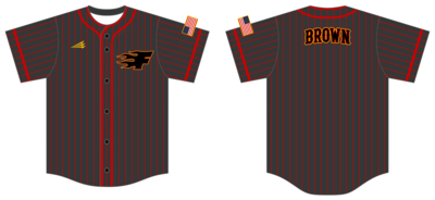 Alabama Fire Custom NanoDri Baseball Jersey #J15b