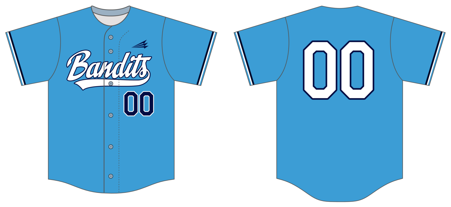 Northwest Bandits Baseball Club Custom NanoDri Baseball Jersey #J4