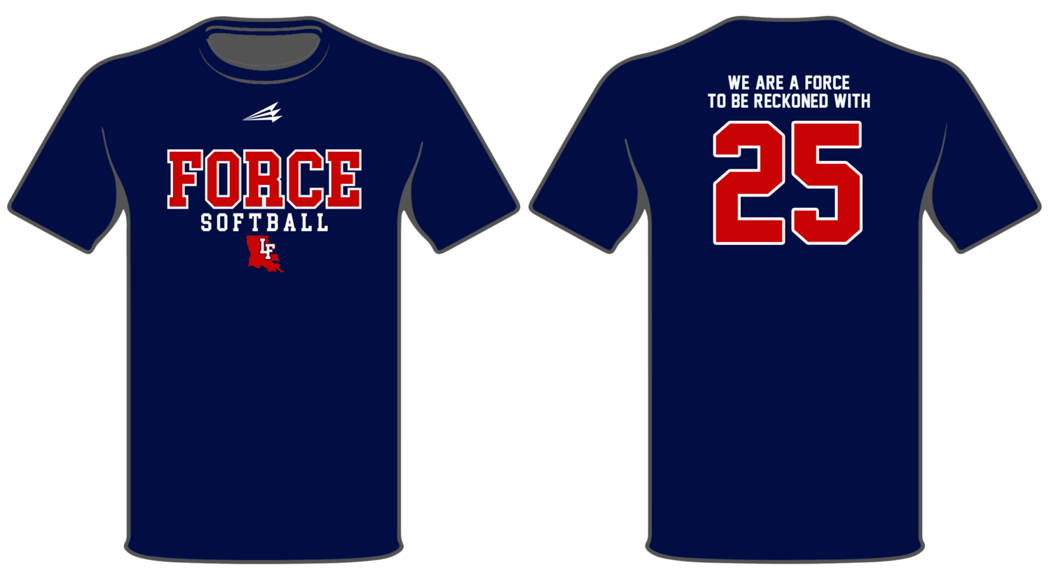 Louisiana Force Softball Custom HyperTee #HT1
