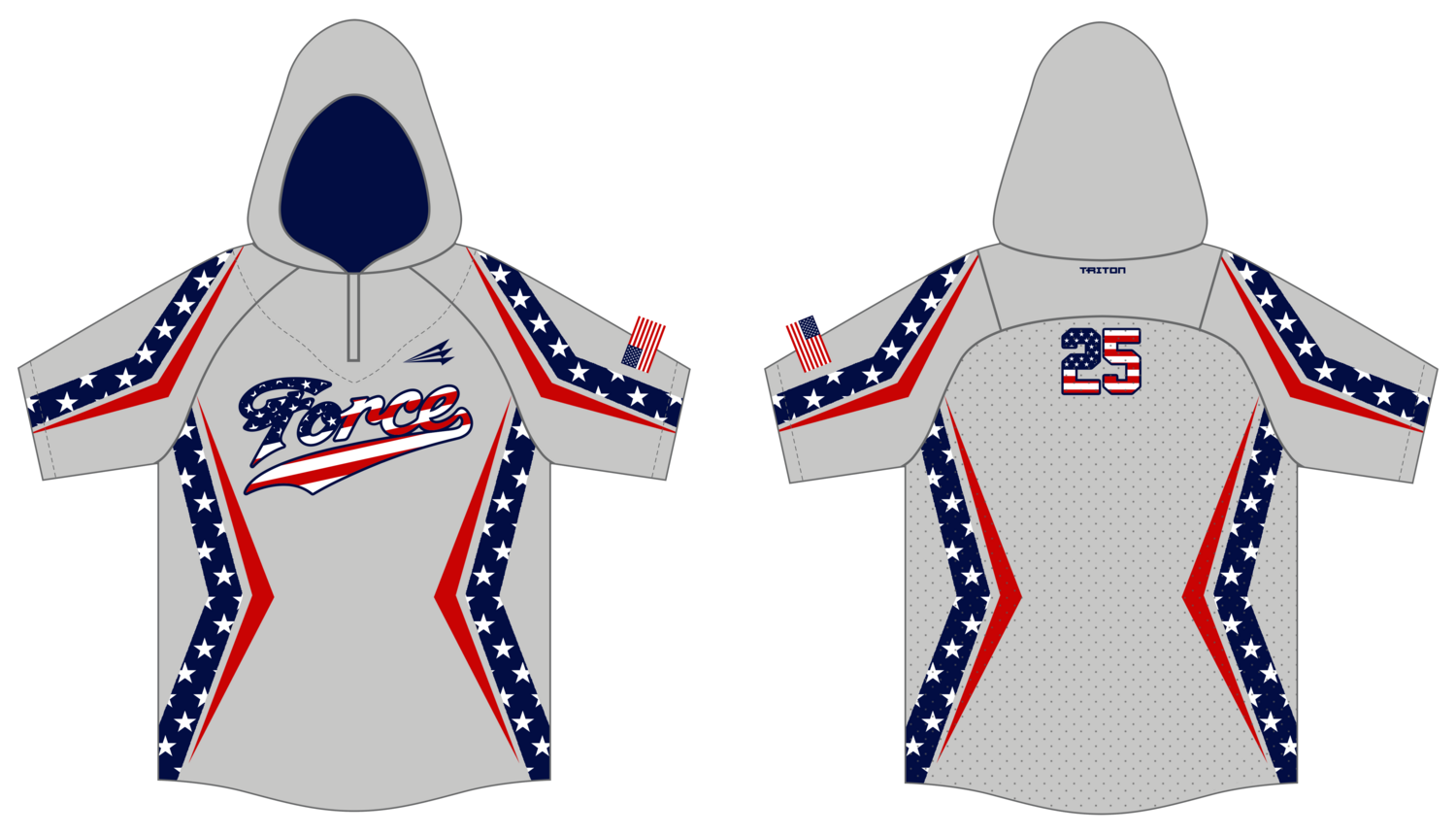 Louisiana Force Softball Custom BP Jacket #BPJ1