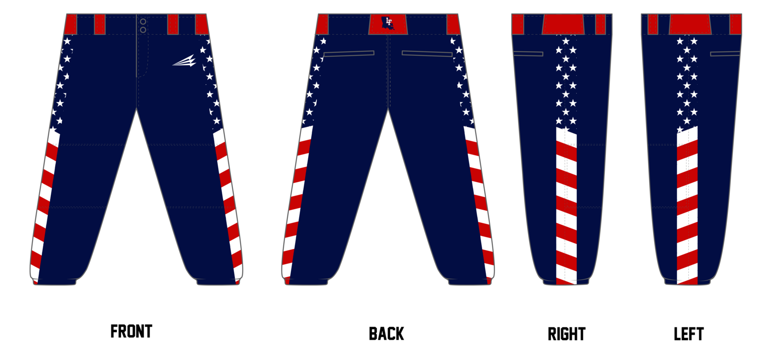 Louisiana Force Custom Fastpitch Pant #FP5D