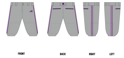 Mississippi Sixers Custom Knicker Baseball Pants #BP10B