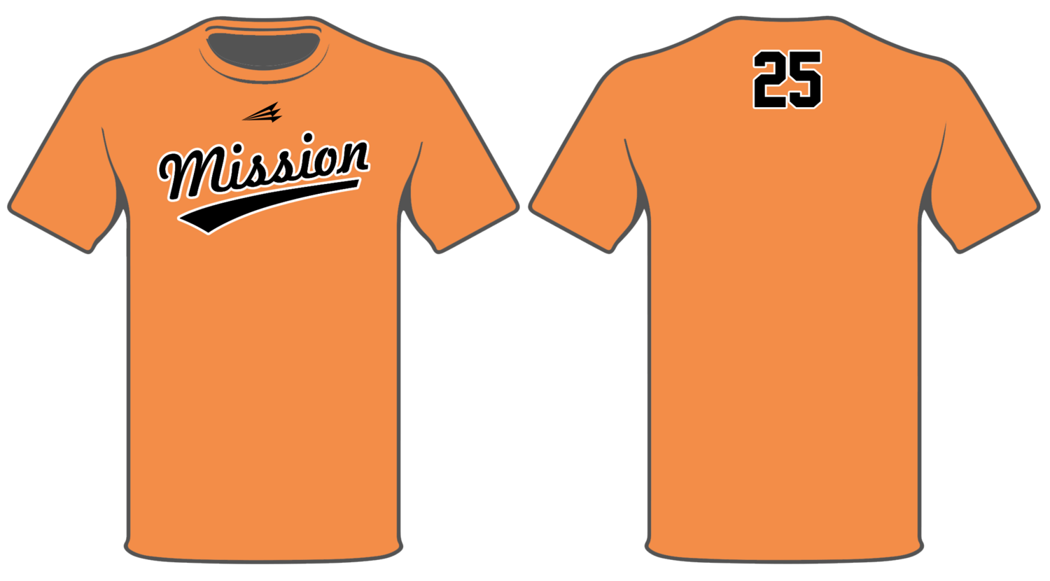Mission Baseball Custom HyperTee #HT5