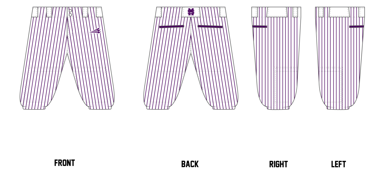 Mississippi Sixers Custom Knicker Baseball Pants #BP2C