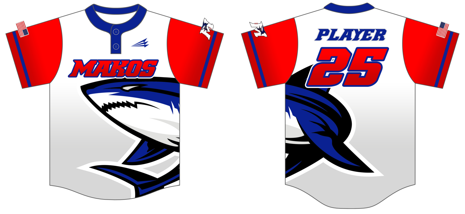 Morehead City Makos Custom Hexaflex Baseball Jersey #J8E