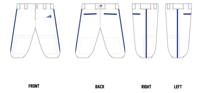Morehead City Makos Custom Knicker Baseball Pants #BP9A