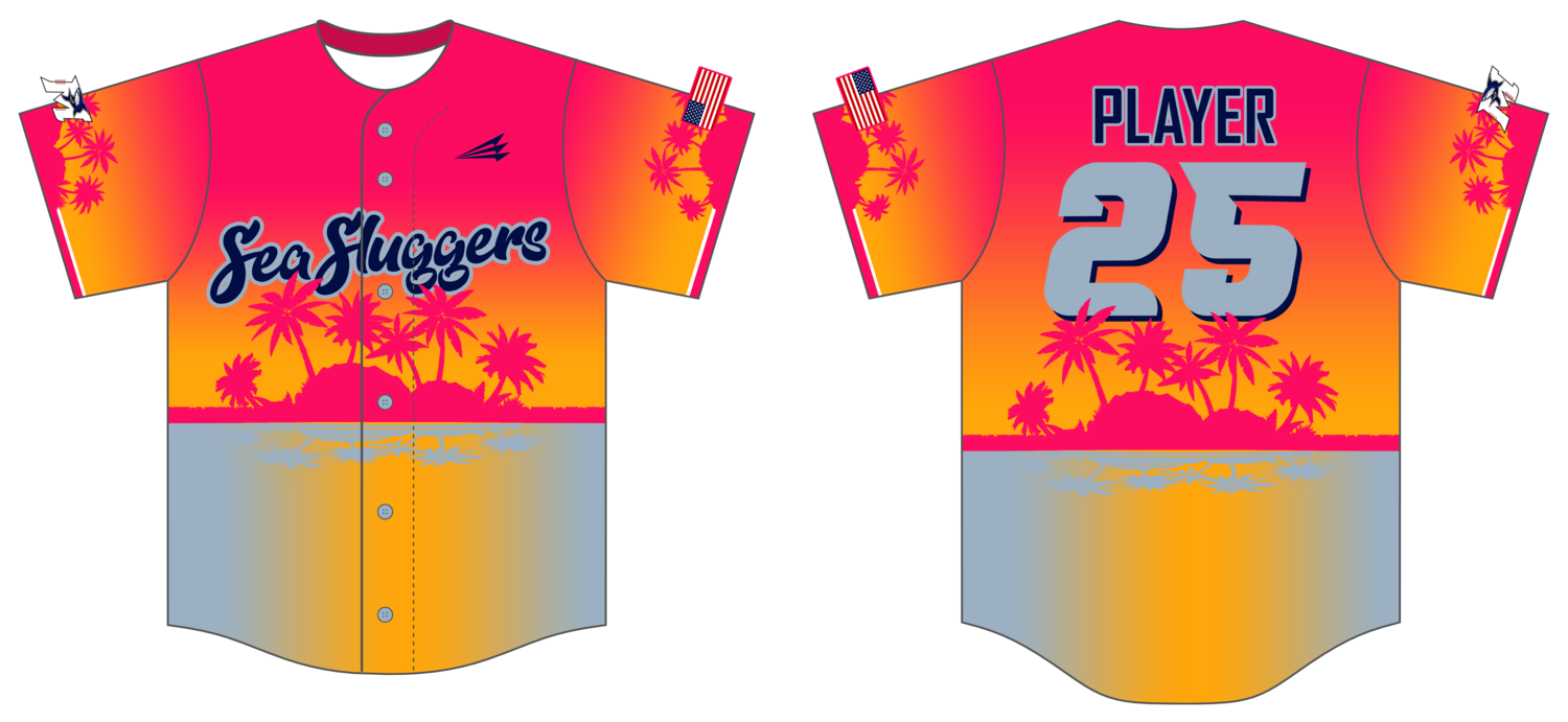 Morehead City Makos Custom Hexaflex Baseball Jersey #J9B