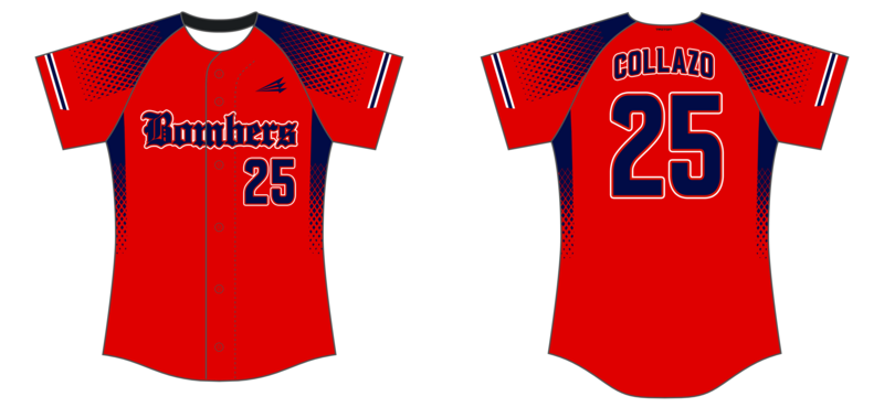 Lady Bombers Custom NanoDri Baseball Jersey #J3