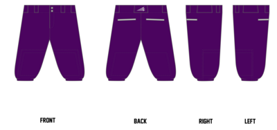 DC Vipers Custom Knicker Baseball Pant #BP18c
