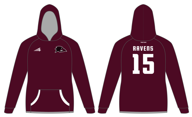Franklin Pierce Women&#39;s Rugby Custom Vulcan Hoodie #VH1