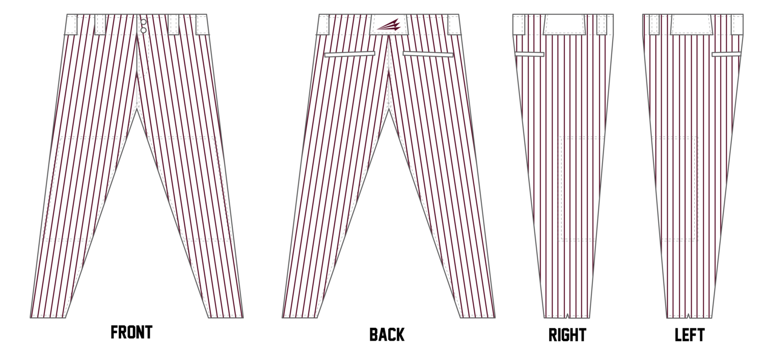 Kossuth High School Custom ProFit Baseball Pant #BP4