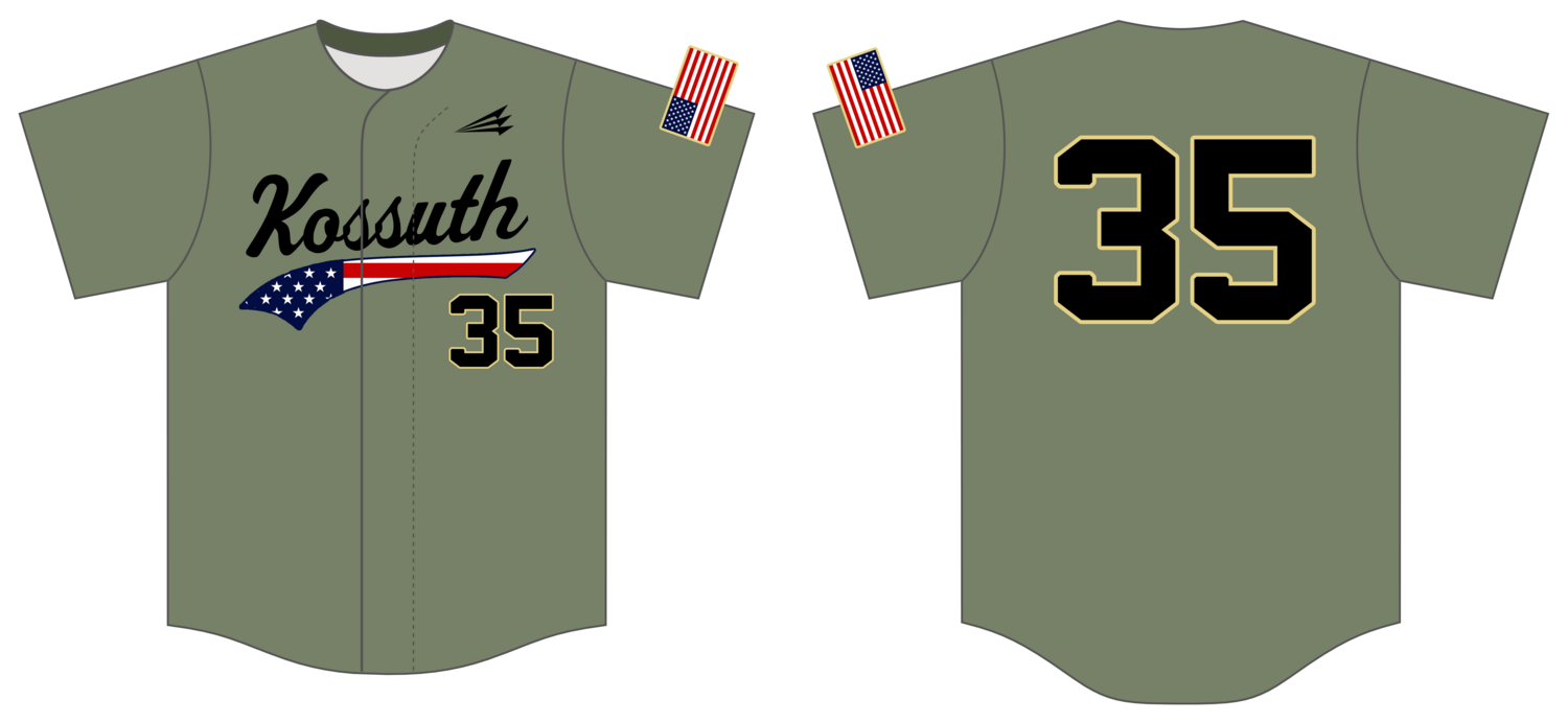 Kossuth High School Custom HexaFlex Baseball Jersey #J5
