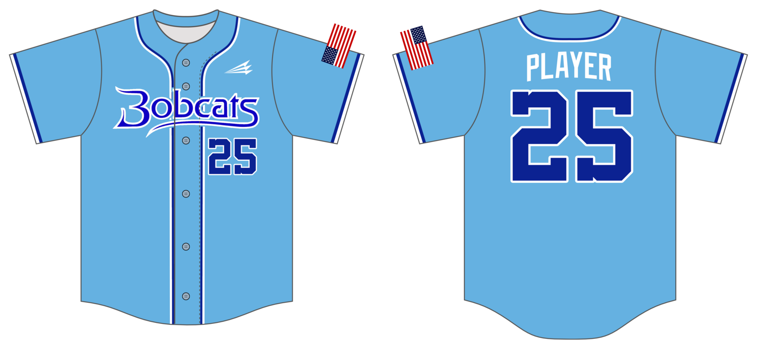 TCR Bobcats Custom NanoDri Baseball Jersey #J6