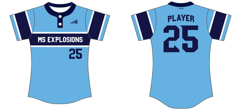 MS Explosions Custom NanoDri Softball Jersey #J3C