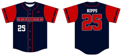 Bayside Underground Custom HexaFlex Baseball Jersey #J2b