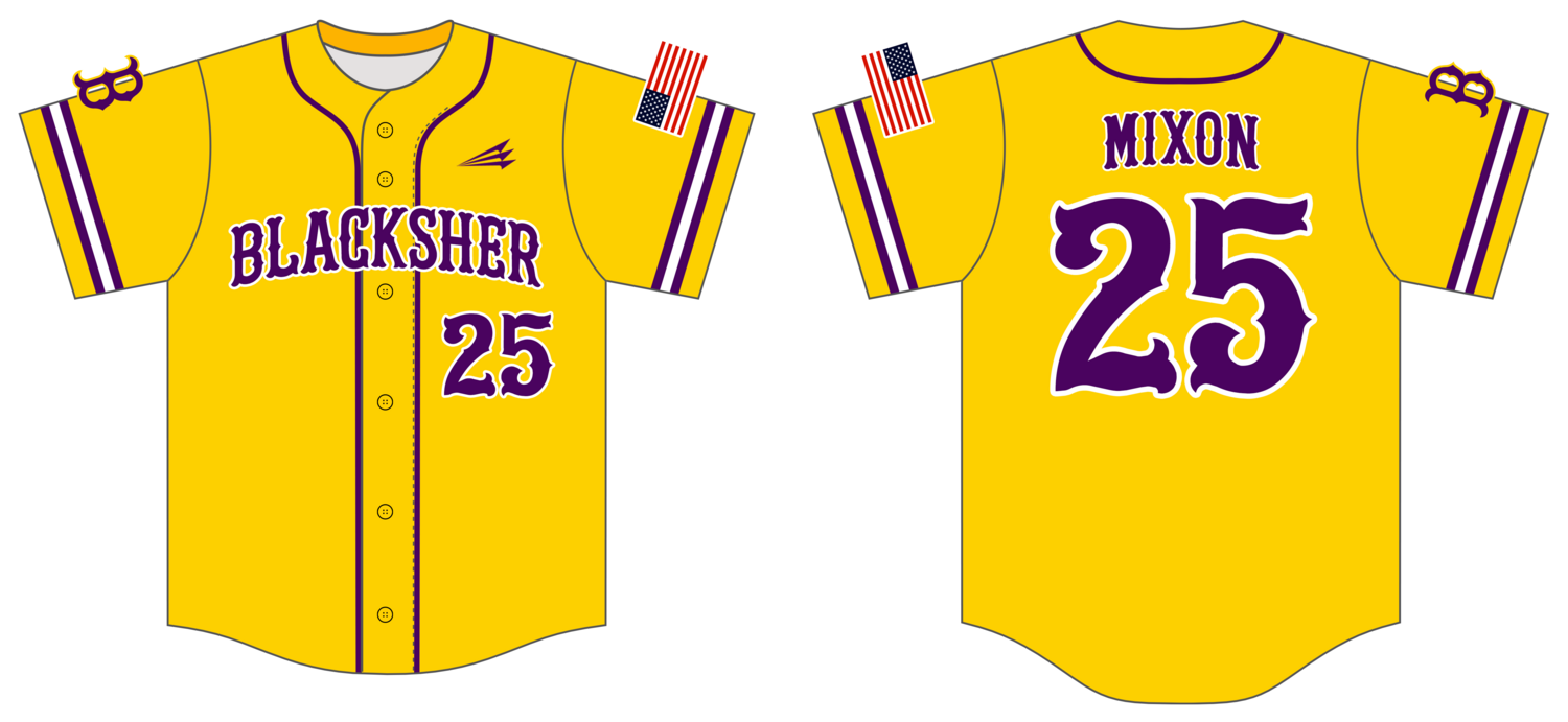 Blacksher Baseball Custom HexaFlex Baseball Jersey #J1