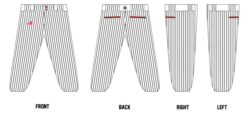 Black Widows (Kolakowski) Custom Fastpitch Pant #FP8
