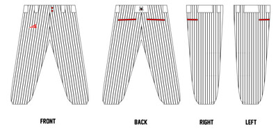 Black Widows (Kolakowski) Custom Fastpitch Pant #FP8