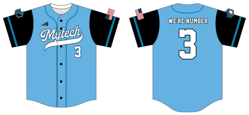 Mytech Partners Custom NanoDri Baseball Jersey #J1F