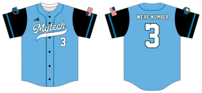 Mytech Partners Custom NanoDri Baseball Jersey #J1F