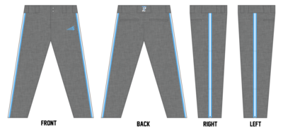 Turn 2 Baseball Custom Athletic Cut Baseball Pants #BP2F