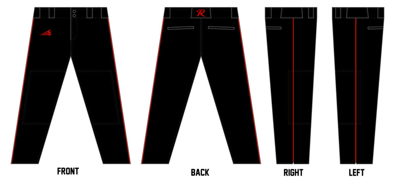 Revolution (Snipes) CUSTOM Athletic Cut Baseball Pant #BP4