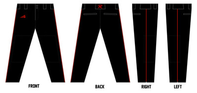 Revolution (Snipes) CUSTOM Athletic Cut Baseball Pant #BP4