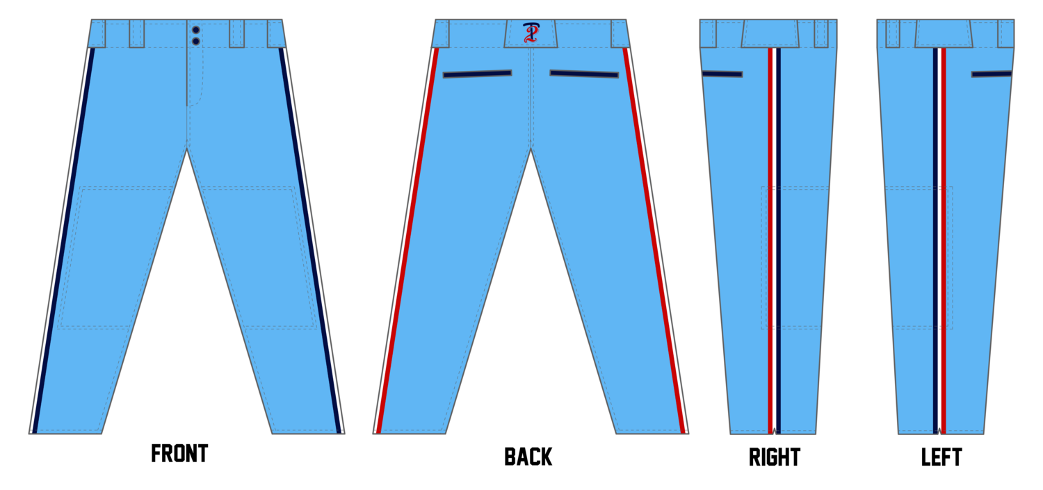 Turn 2 Baseball Custom Athletic Cut Baseball Pants #BP5D