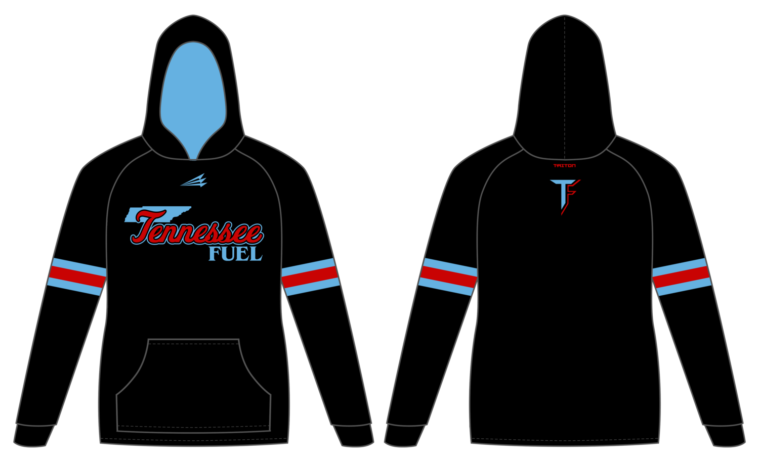 Tennessee FUEL Custom Vulcan Hoodie #VH6B
