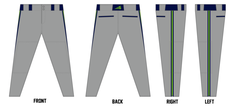OTB Custom Athletic Baseball Pant #BP7A