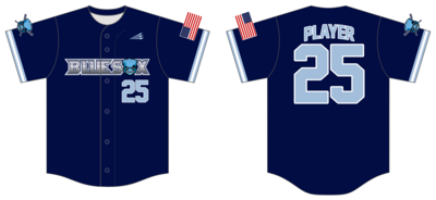 Blue Sox Custom HexaFlex Baseball Jersey #J7E