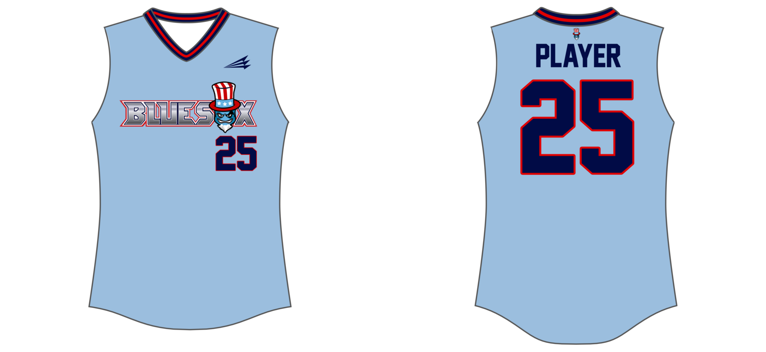 Blue Sox Custom HexaFlex Softball Jersey #J12