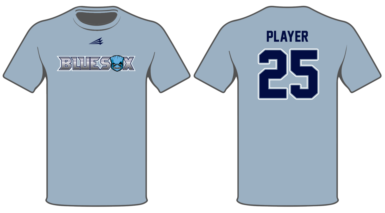 Blue Sox Custom HyperTee #HT4