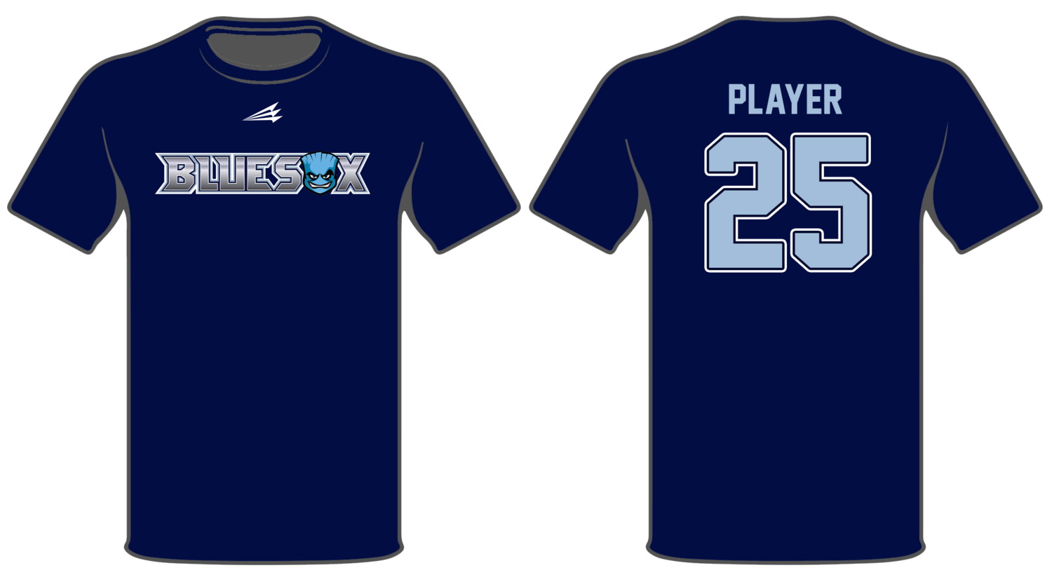Blue Sox Custom HyperTee #HT2