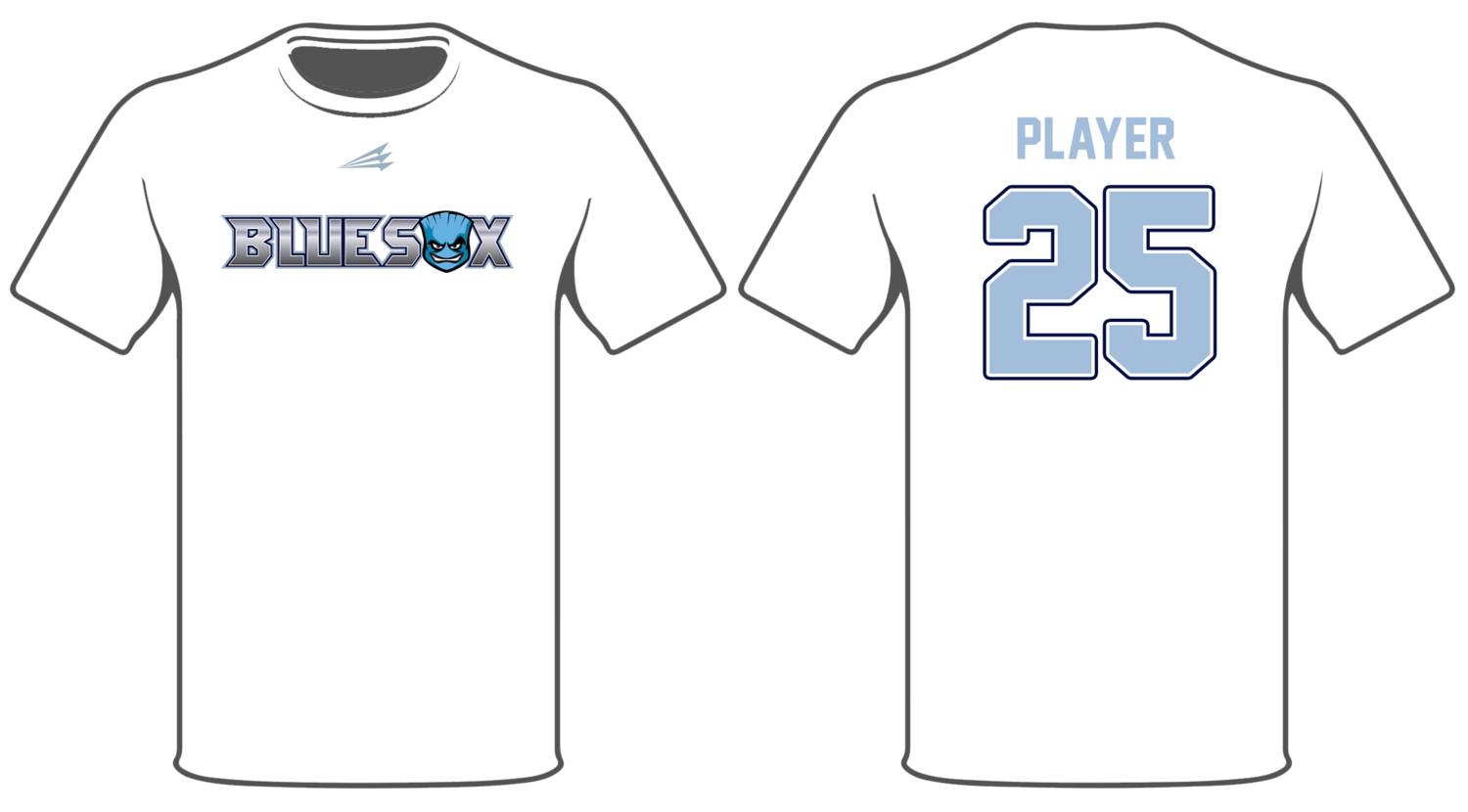 Blue Sox Custom HyperTee #HT5