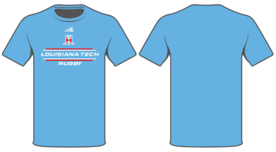Louisiana Tech Rugby Custom HyperTee #HT4