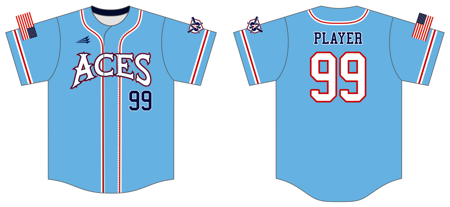 Auburn Aces Custom NanoDri Baseball Jersey #J5C