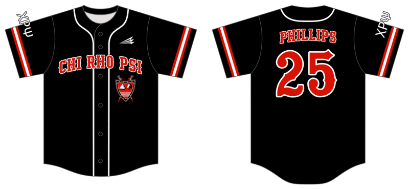 Chi Rho Phi Custom HexaFlex Baseball Jersey #J1B