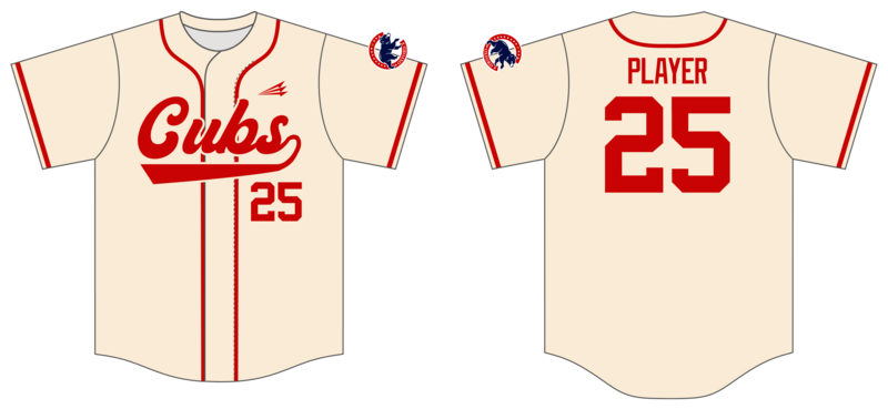 Oxford Cubs Custom NanoDri Baseball Jersey #J7