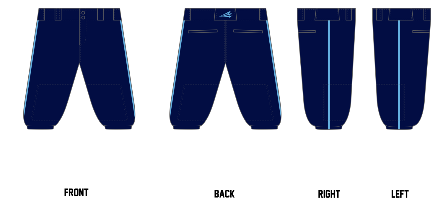 Oxford Cubs Custom Knicker Baseball Pant #BP4