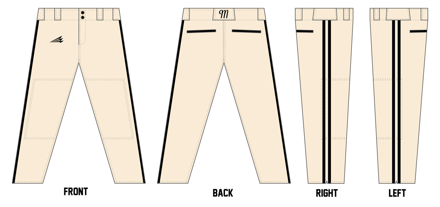Mambas Baseball CUSTOM Athletic Baseball Pant #BP10C