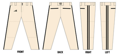 Mambas Baseball CUSTOM Athletic Baseball Pant #BP10C